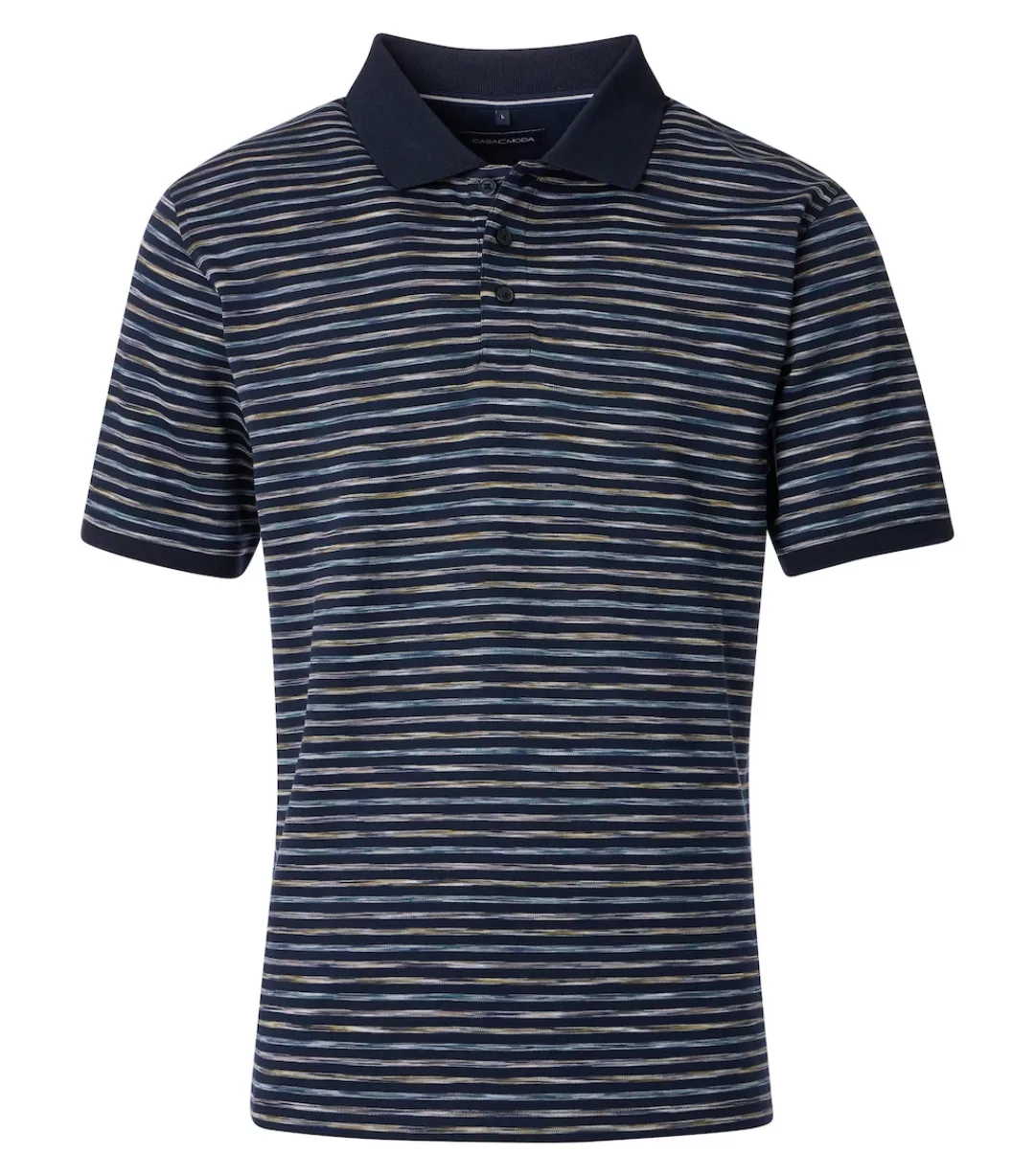CASAMODA Poloshirt "CASAMODA Polo-Shirt gestreift" günstig online kaufen