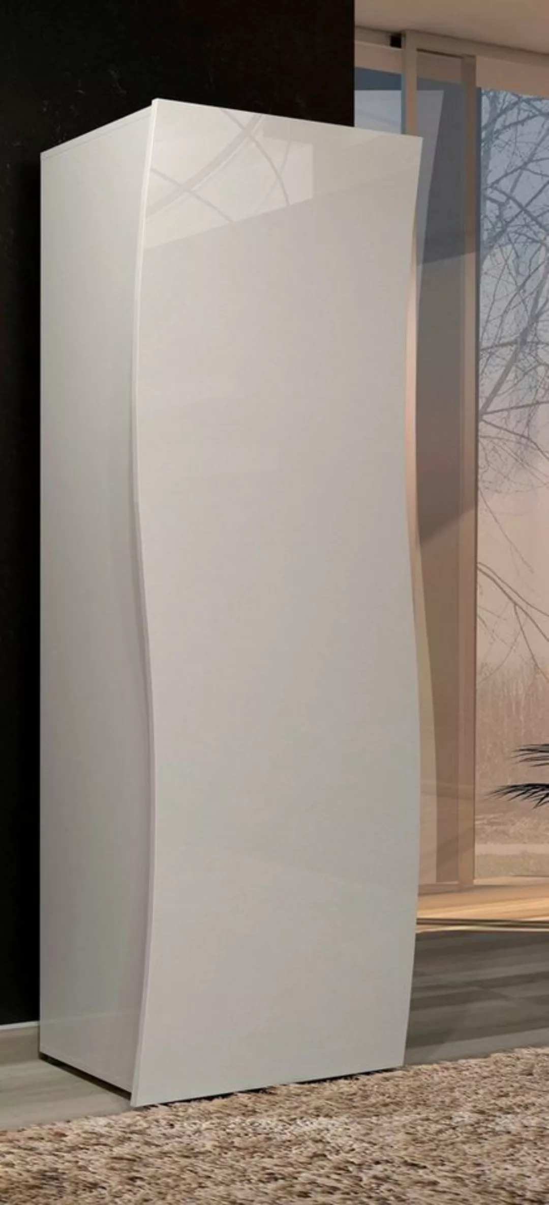KITALY Garderobenschrank in wei, Holzwerkstoff - 70x190x42cm (BxHxT) günstig online kaufen