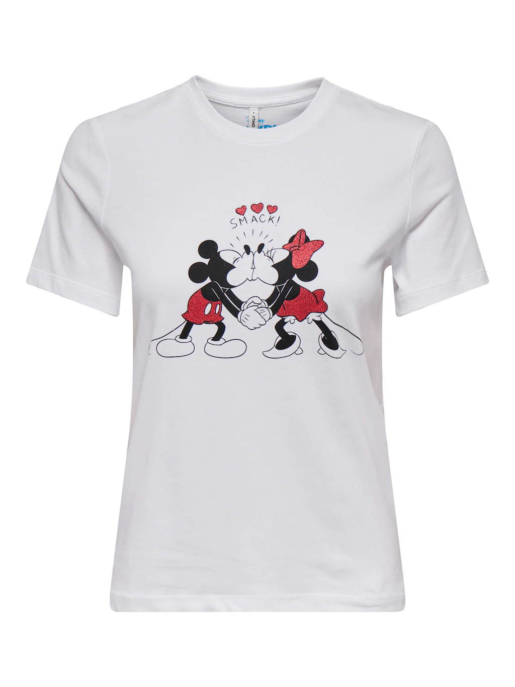 ONLY Kurzarmshirt "ONLMICKEY LIFE REG S/S VALENTINE TOP JRS", mit Mickey un günstig online kaufen