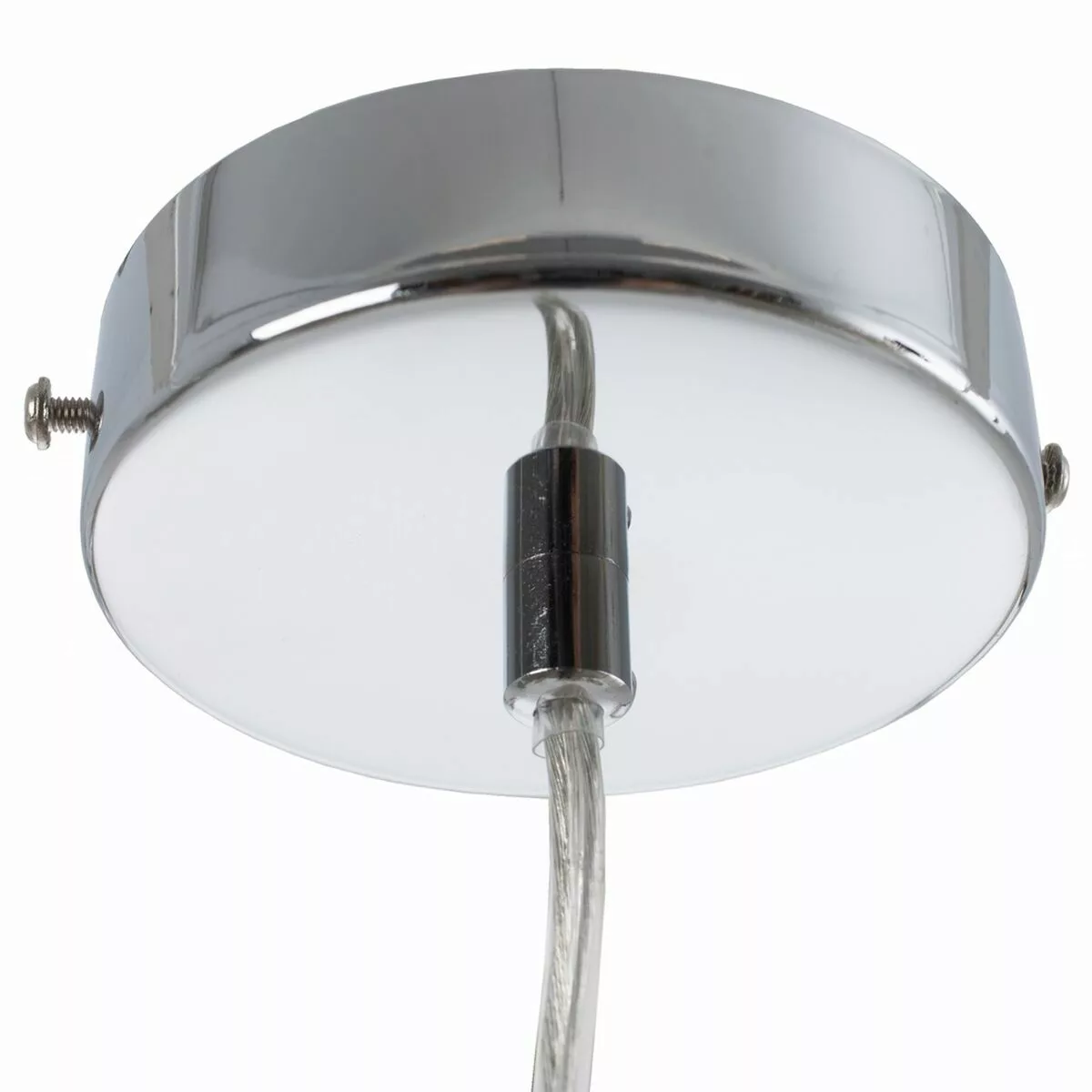 Deckenlampe 13 X 13 X 120 Cm Kristall Metall Silber günstig online kaufen