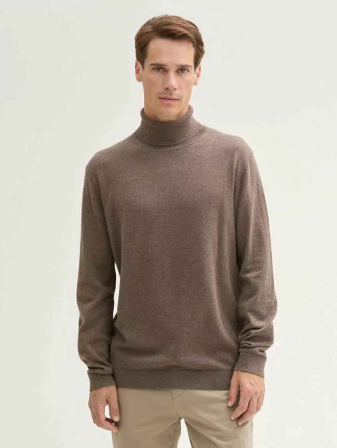 TOM TAILOR Strickpullover Rollkragenpullover mit Cashmere günstig online kaufen