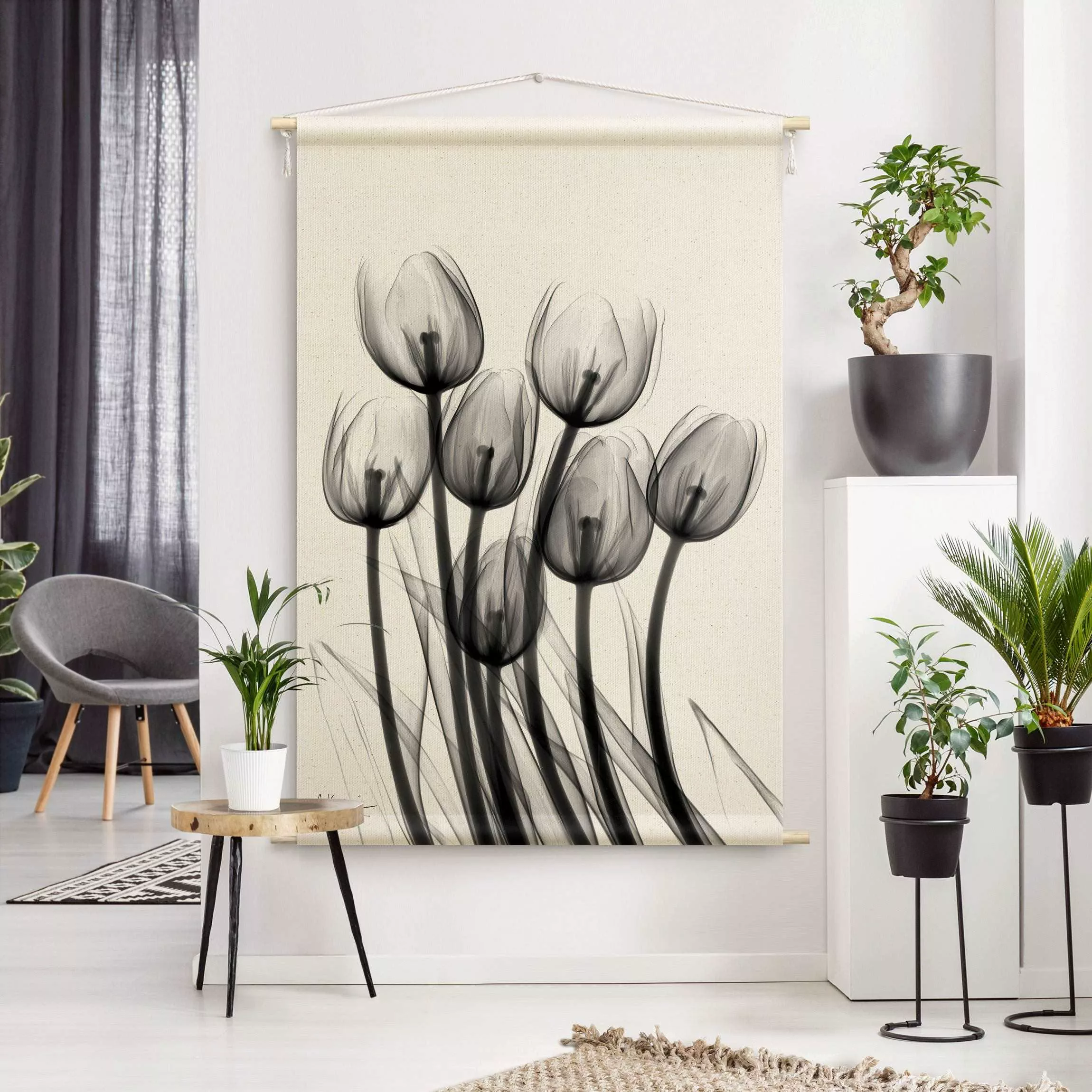Wandteppich X-Ray - Tulpen günstig online kaufen