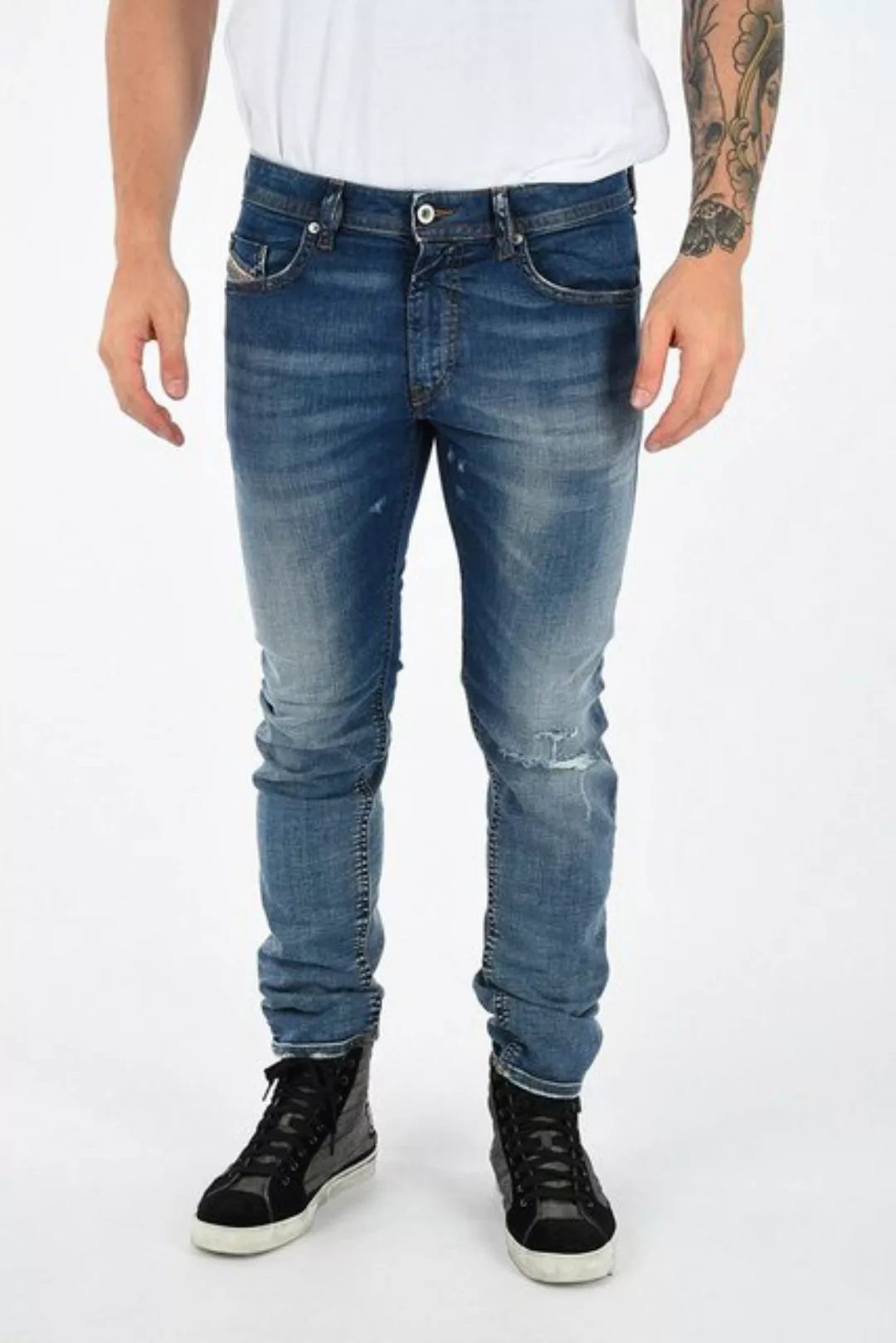 Diesel Slim-fit-Jeans Herren Thommer 084TW 5-Pocket-Style günstig online kaufen