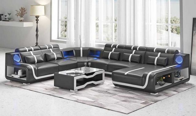 JVmoebel Ecksofa Modern Wohnlandschaft XXL Sofa U Form Groß Ecksofa Sofas, günstig online kaufen