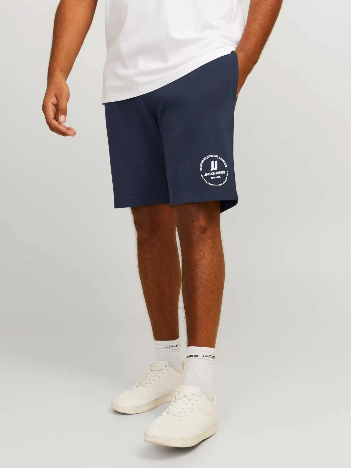 Jack&Jones Kurze Jogginghose aus Baumwoll-Mix günstig online kaufen