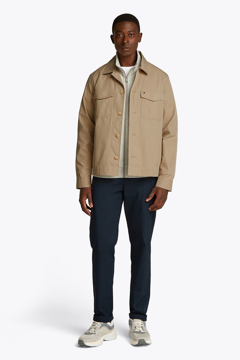 Tommy Hilfiger Hemdjacke Beige - Größe XXL günstig online kaufen