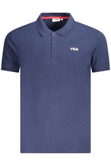 Fila Poloshirt Herren Kurzarm-Poloshirt Blau mit Stickerei & 3 günstig online kaufen