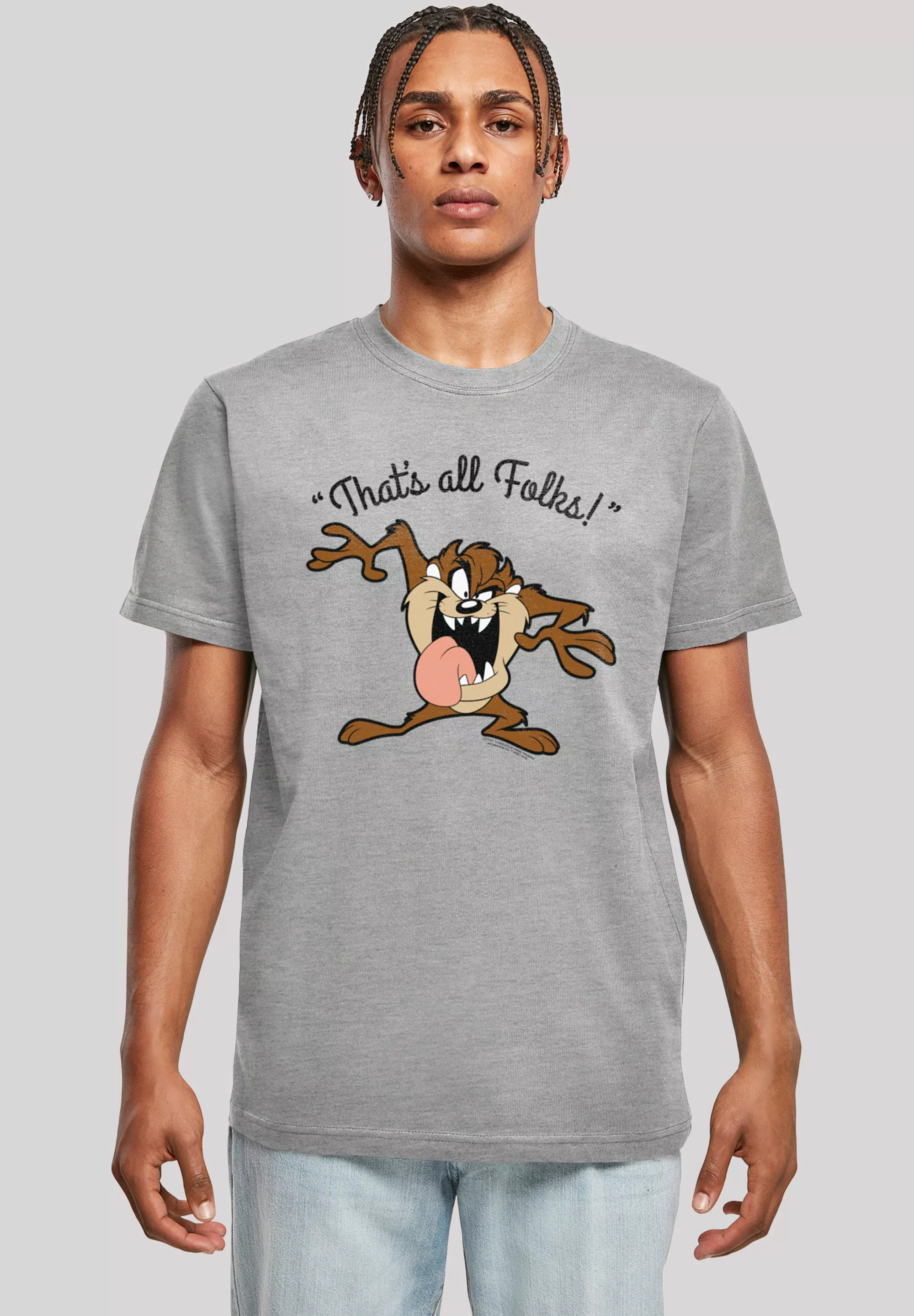 F4NT4STIC T-Shirt "Looney Tunes Taz Thats All Folks", Print günstig online kaufen