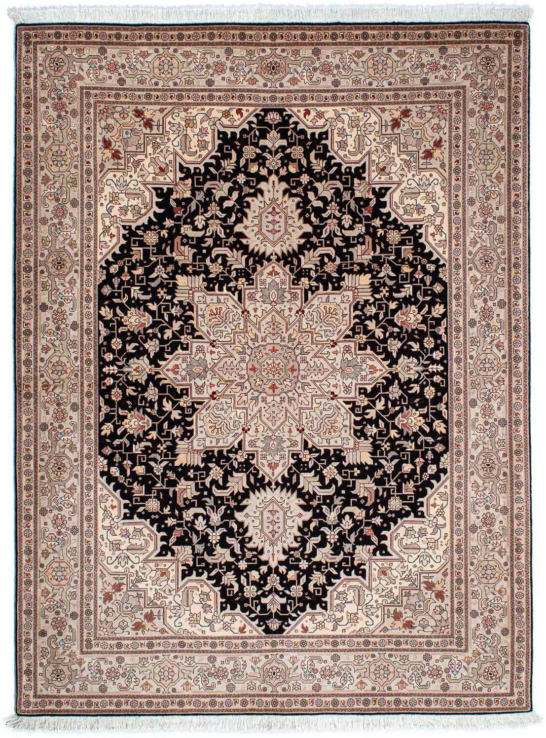 morgenland Wollteppich »Täbriz - 50 Raj Medaillon 200 x 149 cm«, rechteckig günstig online kaufen