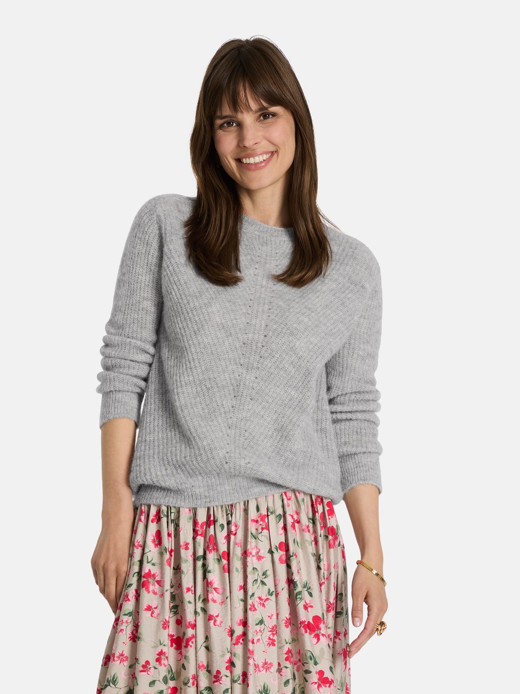 Lieblingsstück Strickpullover "Babro", Rundhals mit Alpakawolle günstig online kaufen