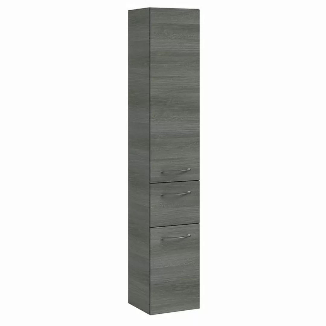 Hochschrank SOLINGEN-66 in Graphit Struktur quer Nb. - B/H/T: 30/168/33cm günstig online kaufen