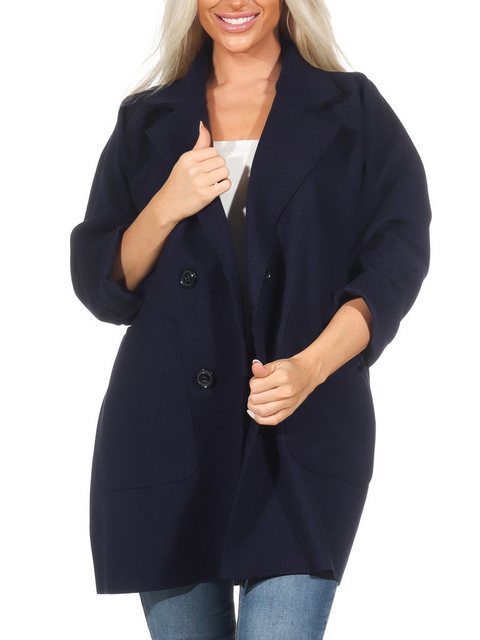 simaranda Kurzjacke Damen Mantel 5590 38-44 Navy günstig online kaufen