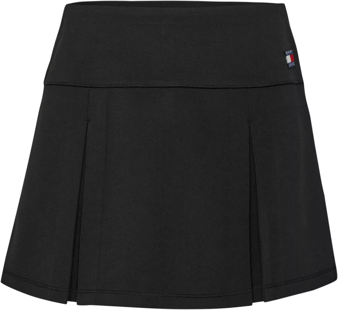 Tommy Jeans Minirock TJW BOX PLEAT JERSEY MINI SKIRT Webrock in modischer B günstig online kaufen