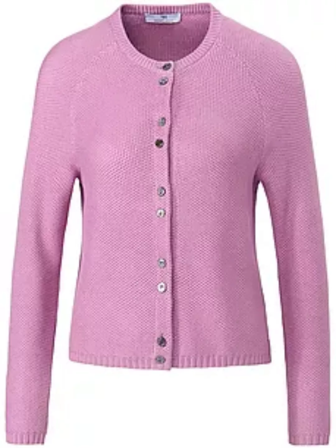 Strickjacke aus 100% SUPIMA®-Baumwolle Peter Hahn lila günstig online kaufen