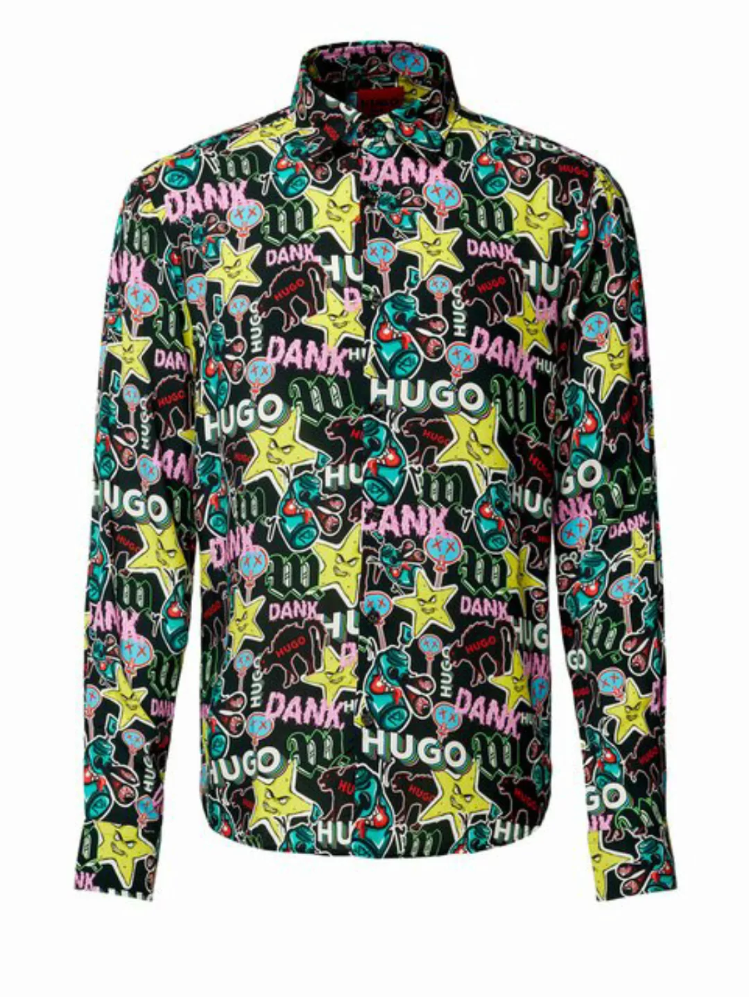 HUGO Langarmhemd Ermo (1-tlg) günstig online kaufen