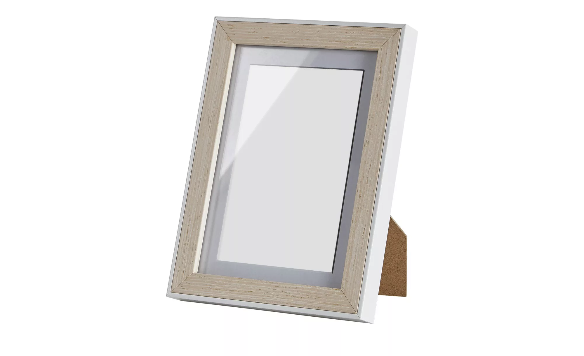 Holz-Bilderrahmen weiß 13x18 cm  Aruba - weiß - Holz - 16 cm - 21 cm - 1,9 günstig online kaufen