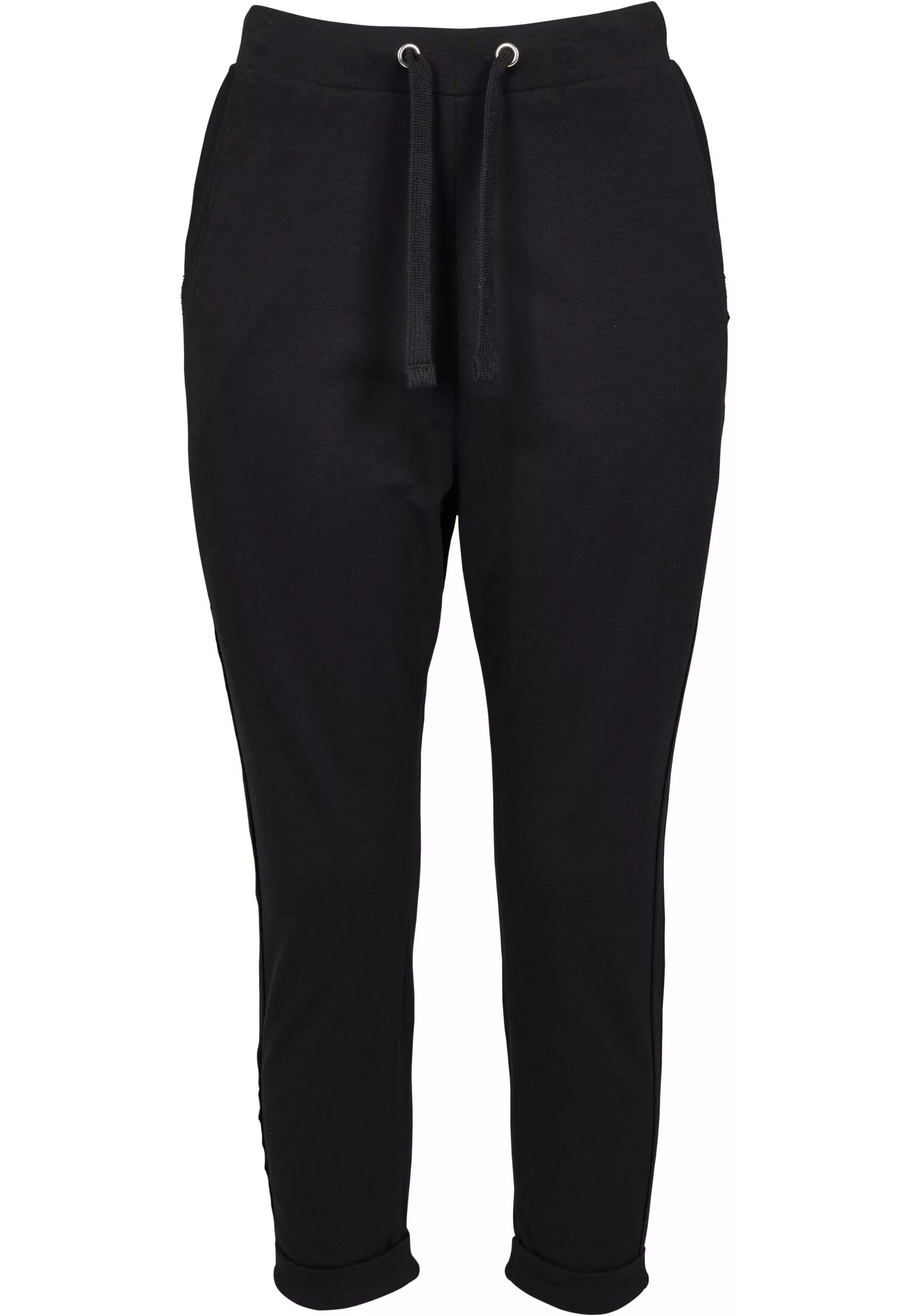 URBAN CLASSICS Stoffhose "Urban Classics Damen Ladies Open Edge Terry Turn günstig online kaufen