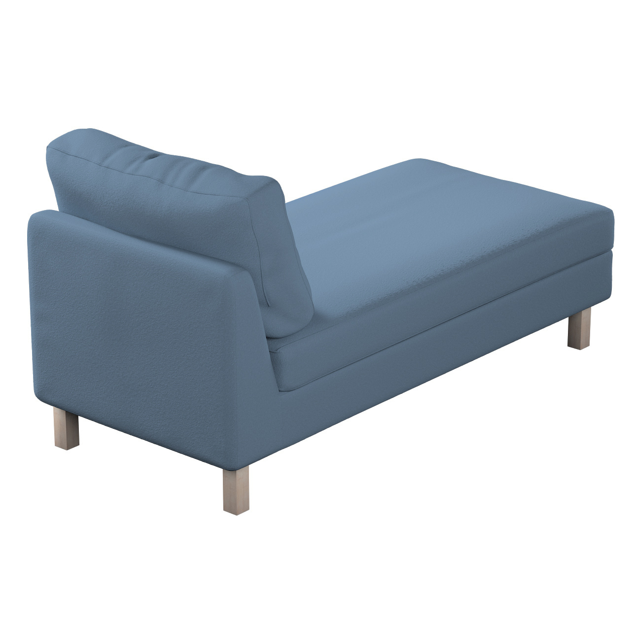 Bezug für Karlstad Recamiere Zustellsofa, kurz, blau, Bezug für Karlstad Re günstig online kaufen