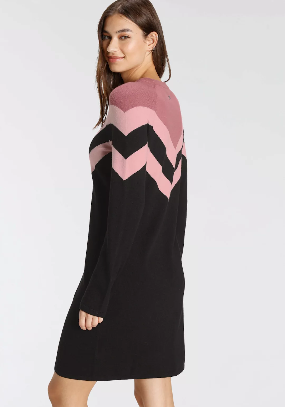 Tamaris Strickkleid mit Streifen-Muster günstig online kaufen