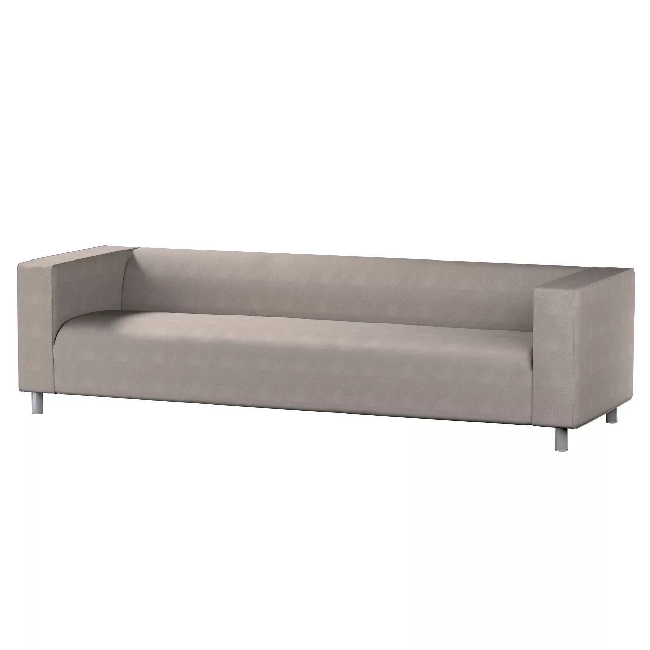 Bezug für Klippan 4-Sitzer Sofa, beige-grau, Bezug für Klippan 4-Sitzer, Et günstig online kaufen