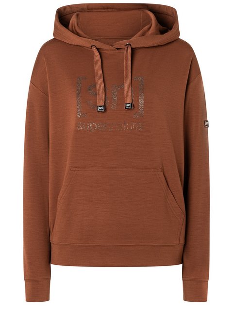 SUPER.NATURAL Sweatshirt für Damen, Merino ARABESQUE mit Logo Motiv, Mandal günstig online kaufen