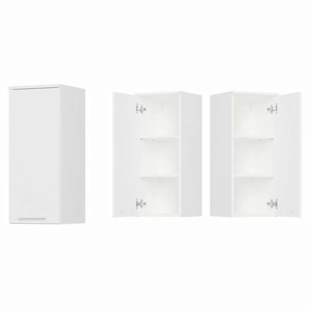 Lomadox Hängeschrank AMASYA-01 Badezimmer Schrank weiß modern hängend B/H/T günstig online kaufen