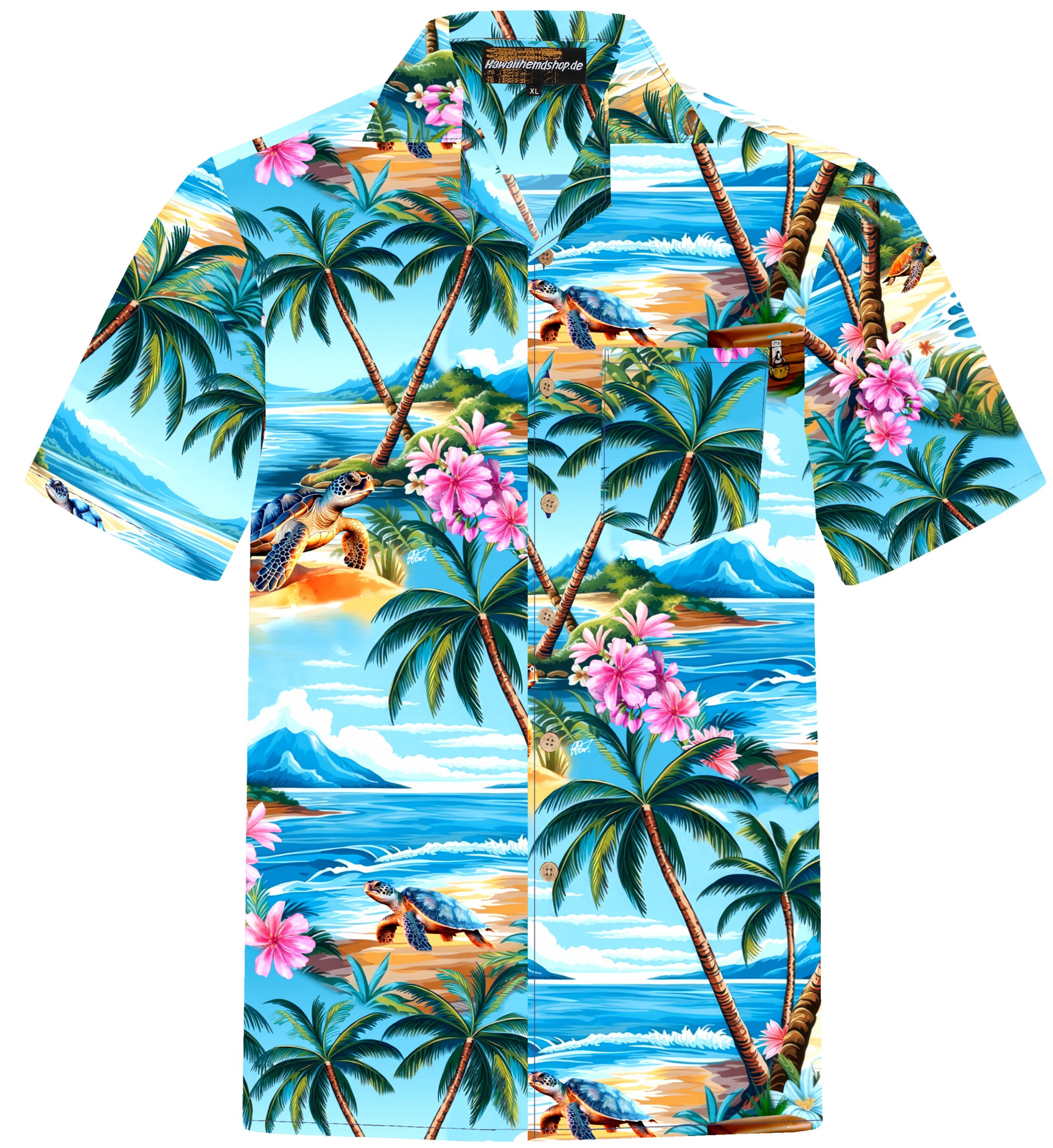 Hawaiihemdshop.de Hawaiihemd Hawaii Hemd Herren Baumwolle günstig online kaufen