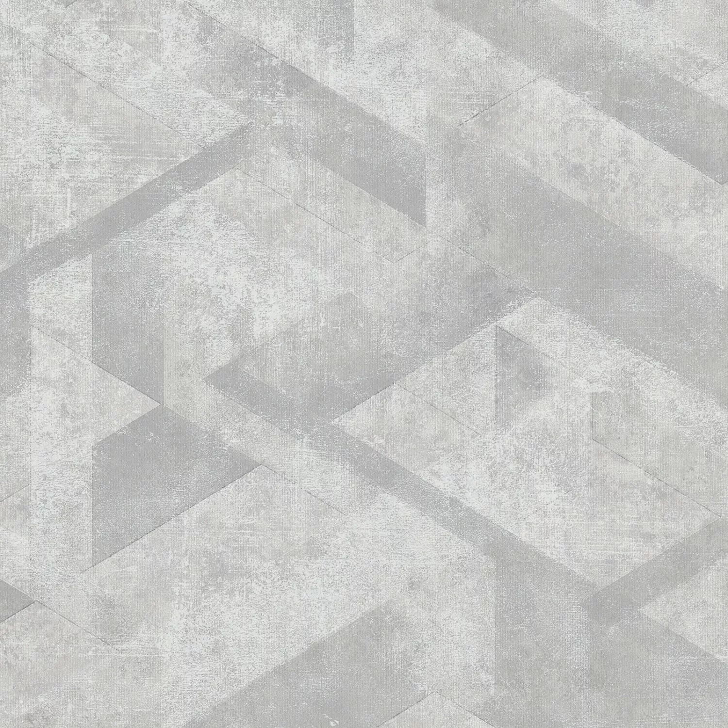 Bricoflor Geometrische Vliestapete in Grau günstig online kaufen