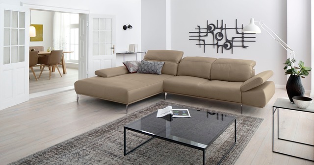 W.SCHILLIG Ecksofa "levi, Designsofa, elegant und zeitlos, bequem, L-Form", günstig online kaufen