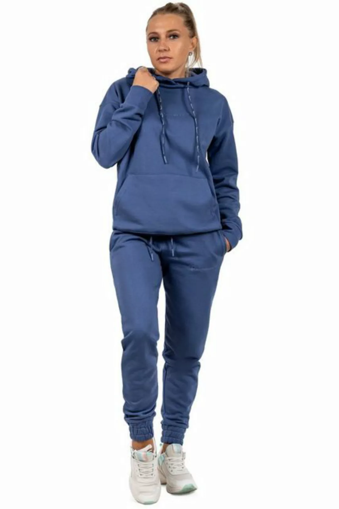 Reichstadt Kapuzenpullover Basic Oversize Damen Hoodie 23RSW038 Dark Blue L günstig online kaufen