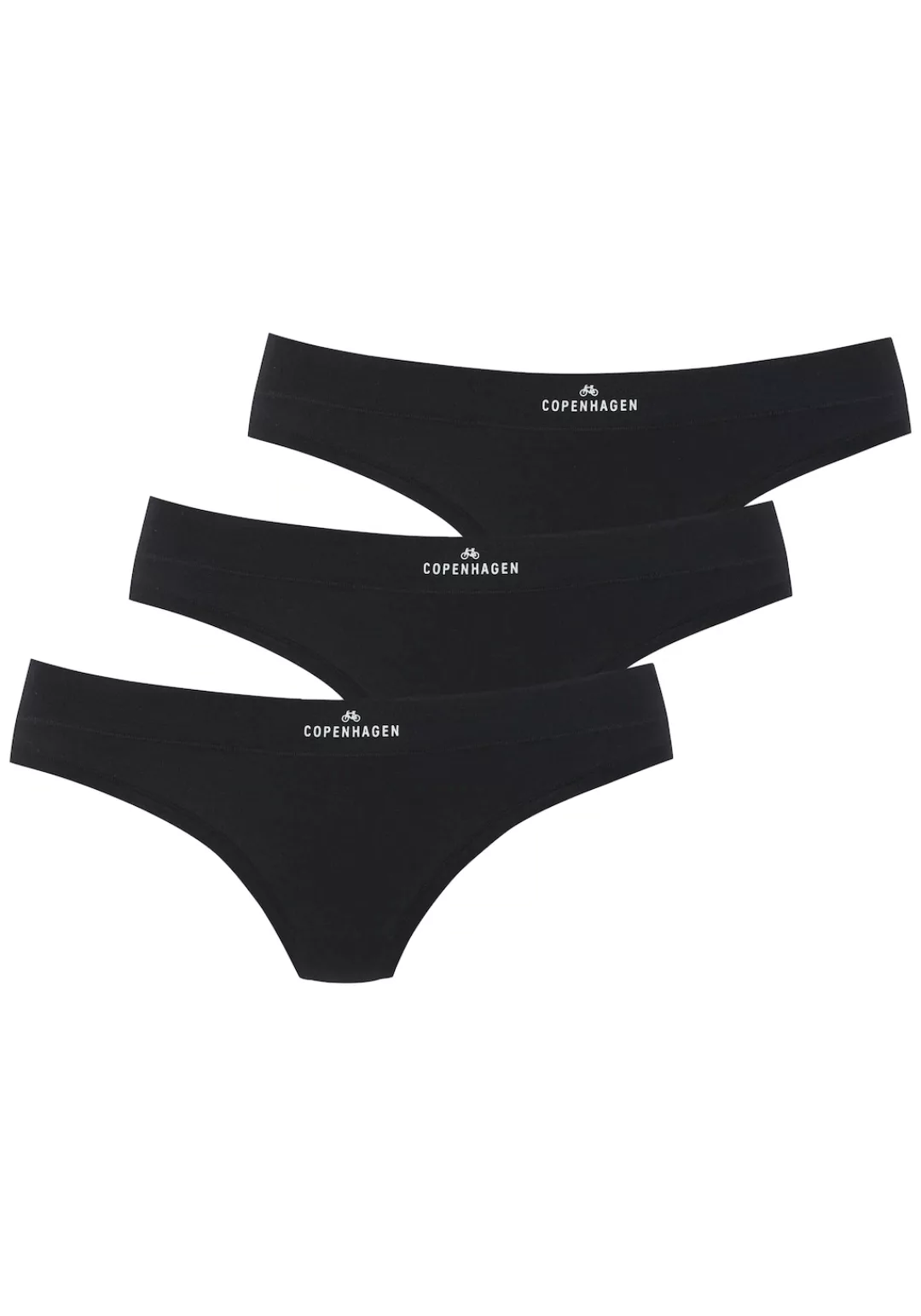 Copenhagen Studios String "mit Logodruck am Bund", (3er-Pack), aus softer B günstig online kaufen