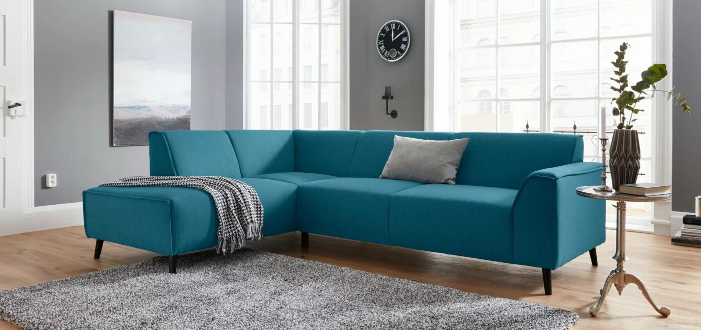 DOMO collection Ecksofa "Amora L-Form", mit Ottomane, inklusive komfortable günstig online kaufen