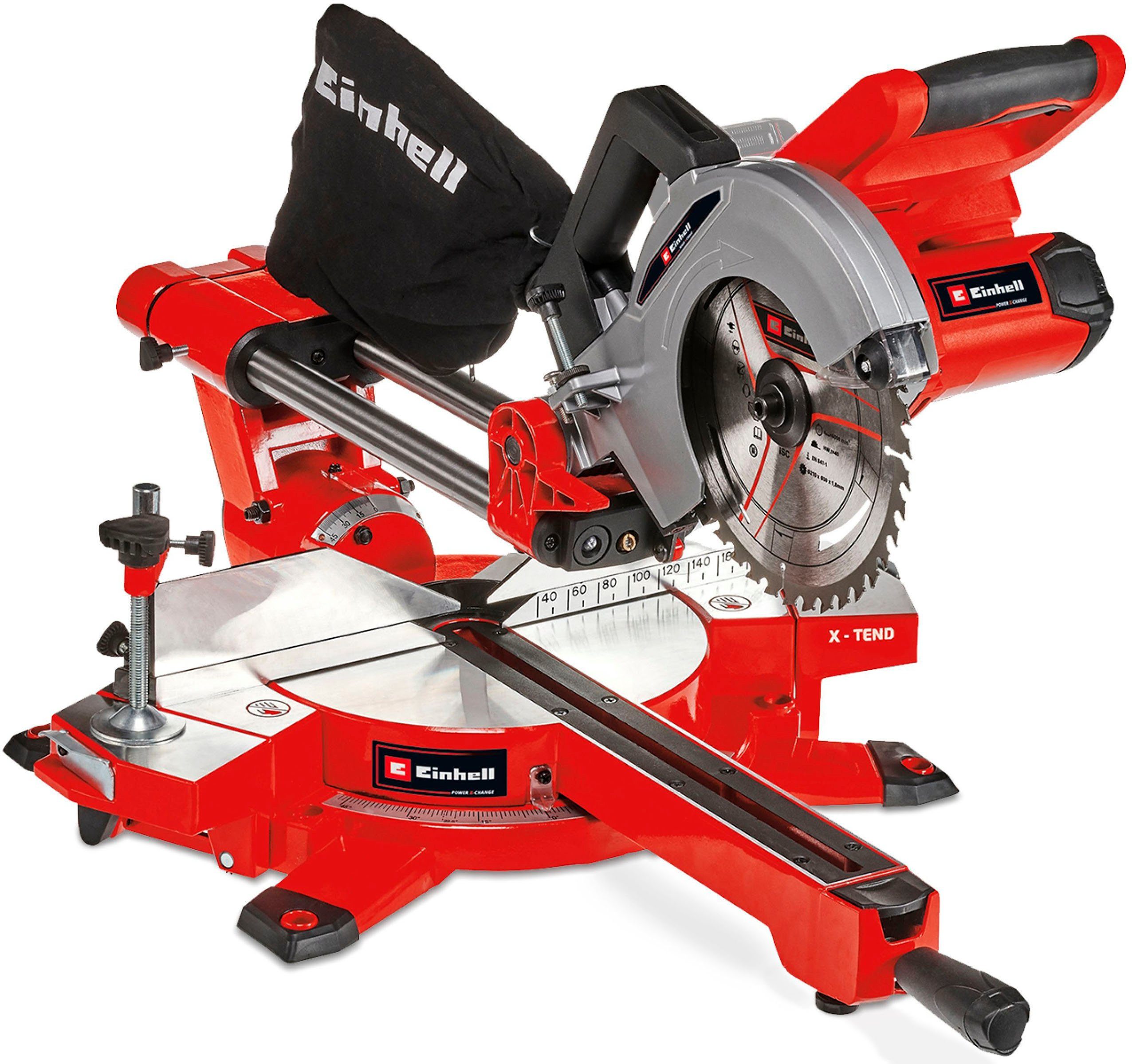 Einhell Power X-Change Akku-Zug-Kapp-Gehrungssäge TE-SM 36/210 Li Solo günstig online kaufen