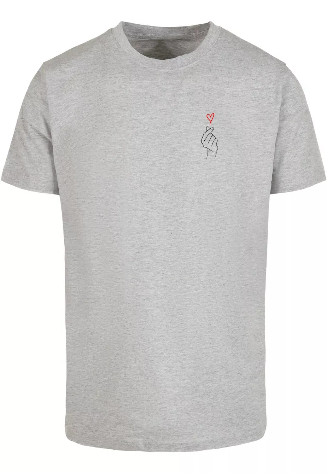 Merchcode T-Shirt "Merchcode Herren K Heart T-Shirt Round Neck", (1 tlg.) günstig online kaufen