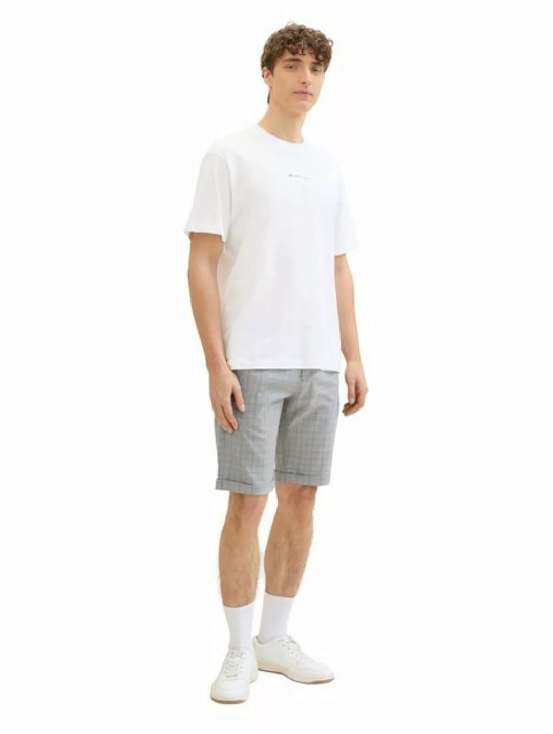 TOM TAILOR Denim Chinoshorts in karierter Optik günstig online kaufen