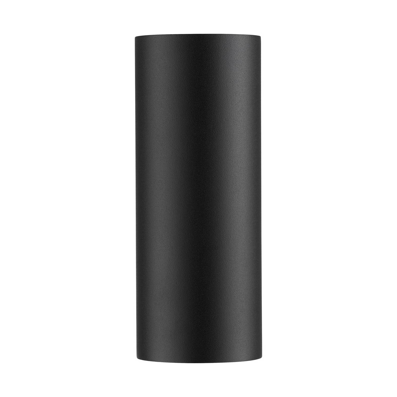 Außenwandleuchte Dion Double, schwarz, GU10, Aluminium, IP44 günstig online kaufen