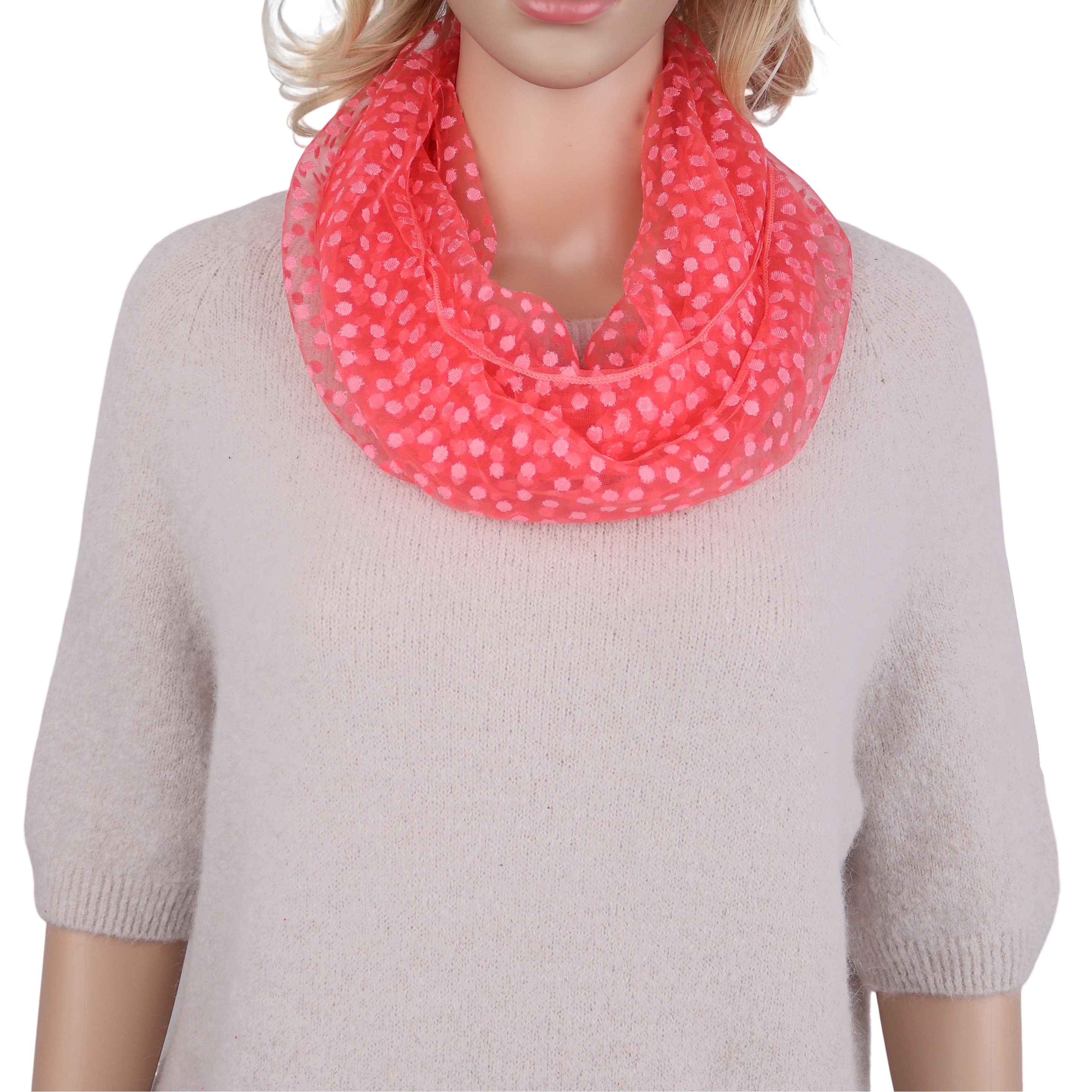 MIRROSI Loop Damen Schal Unifarbe mit günstig online kaufen