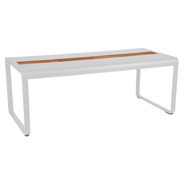 Bellevie Tisch 196 x 90cm mit Aufbewahrung Baumwollweiß günstig online kaufen