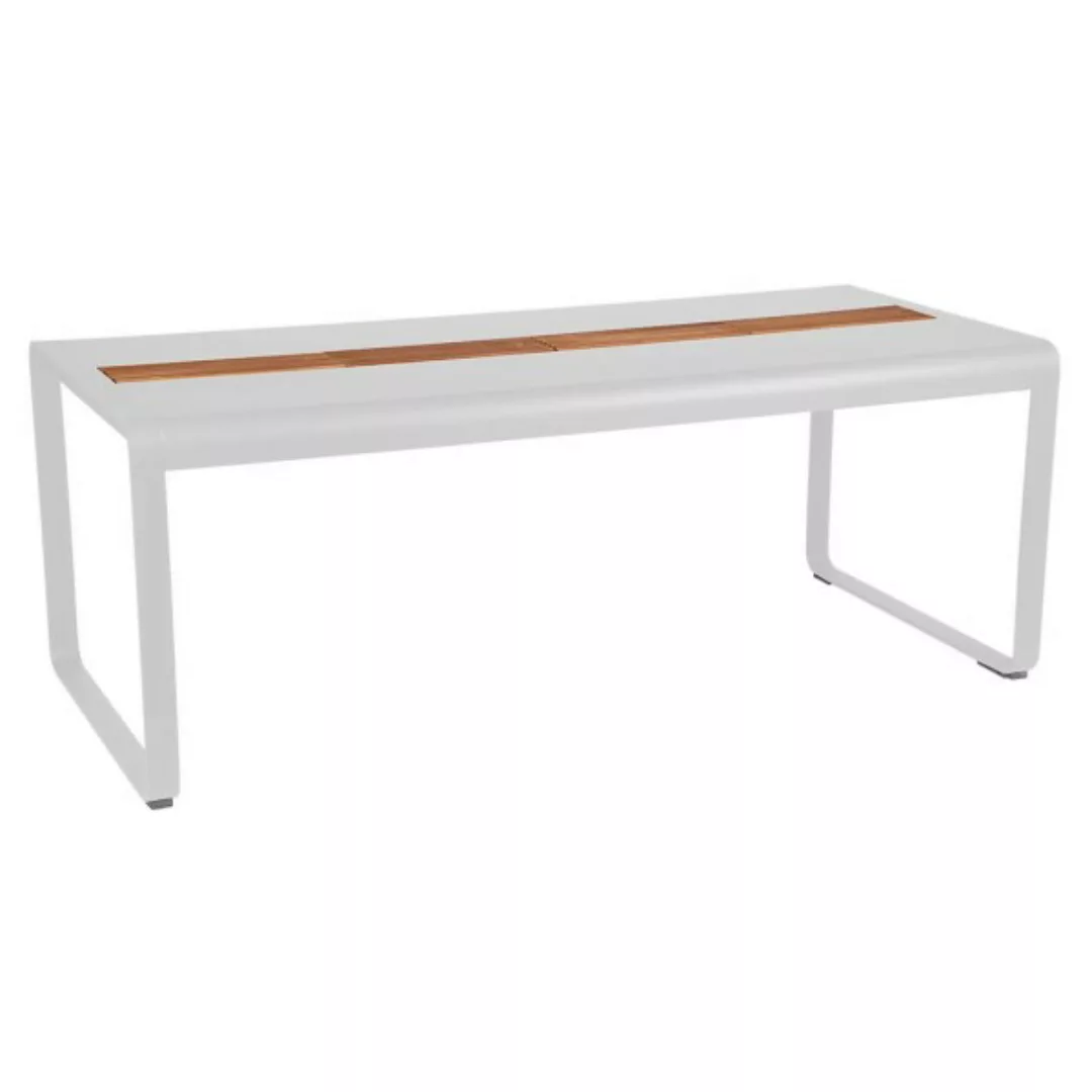 Bellevie Tisch 196 x 90cm mit Aufbewahrung Baumwollweiß günstig online kaufen