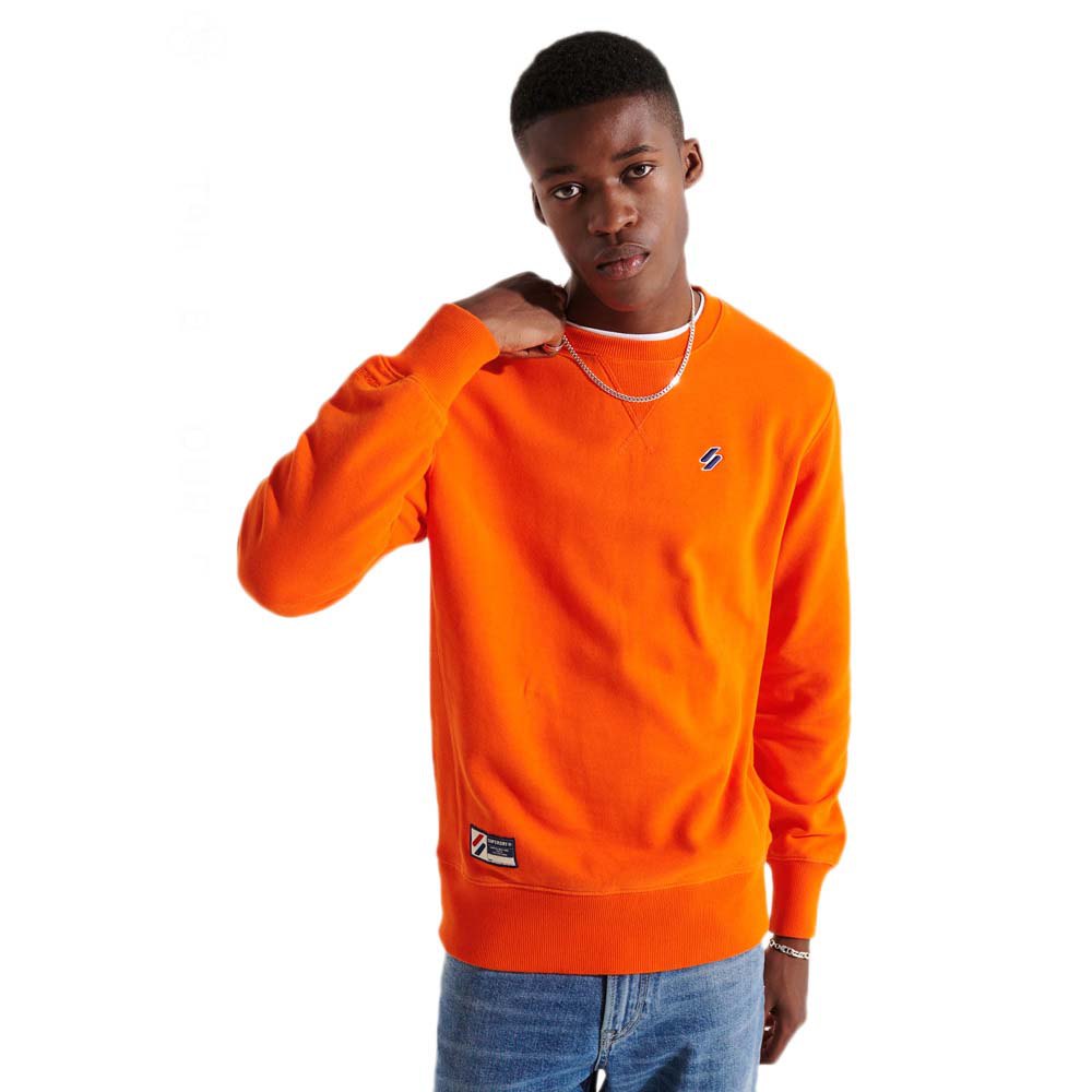 Superdry Code Essential Crew Pullover S Denver Orange günstig online kaufen