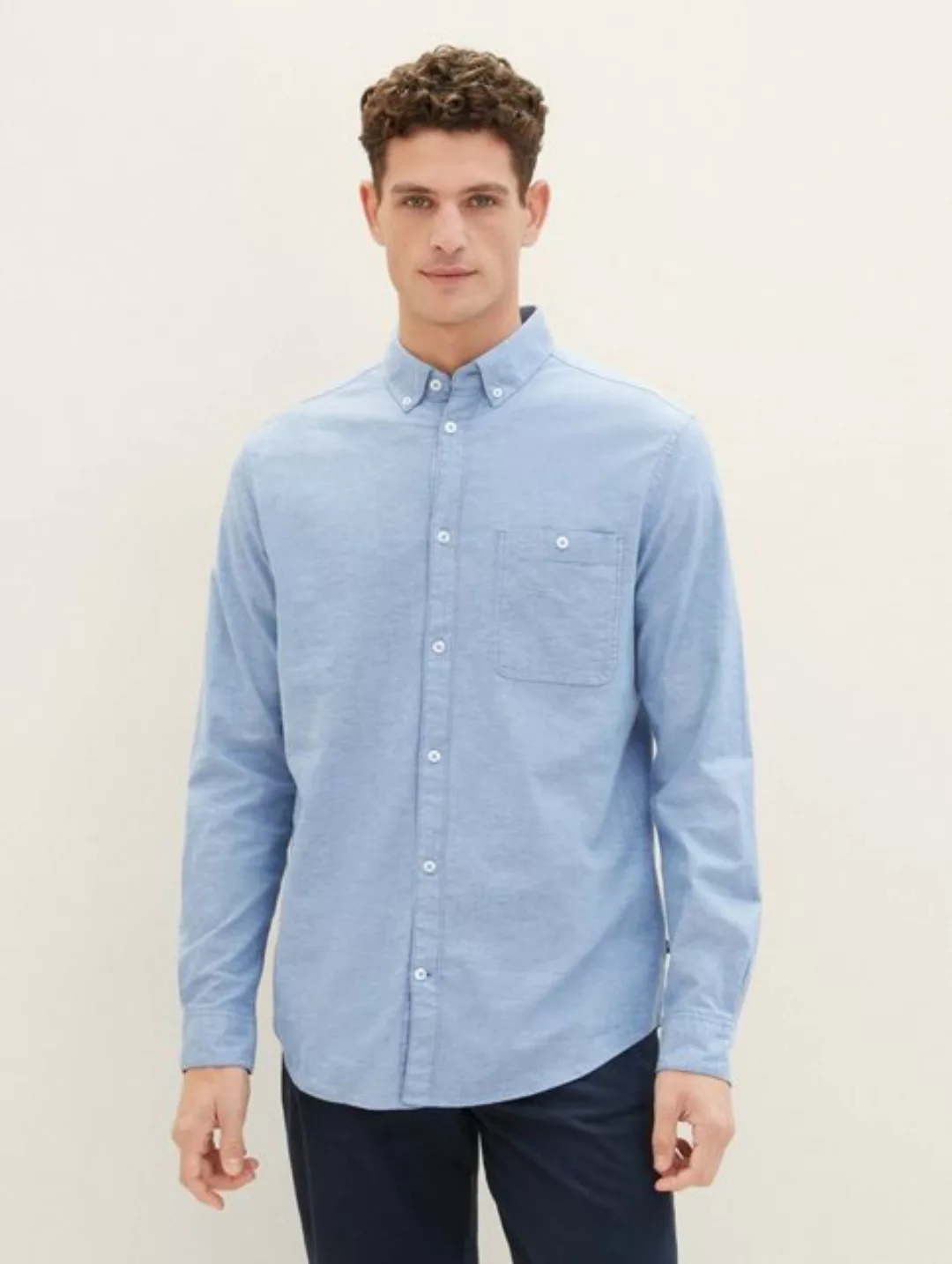 TOM TAILOR Langarmhemd Oxford Hemd günstig online kaufen