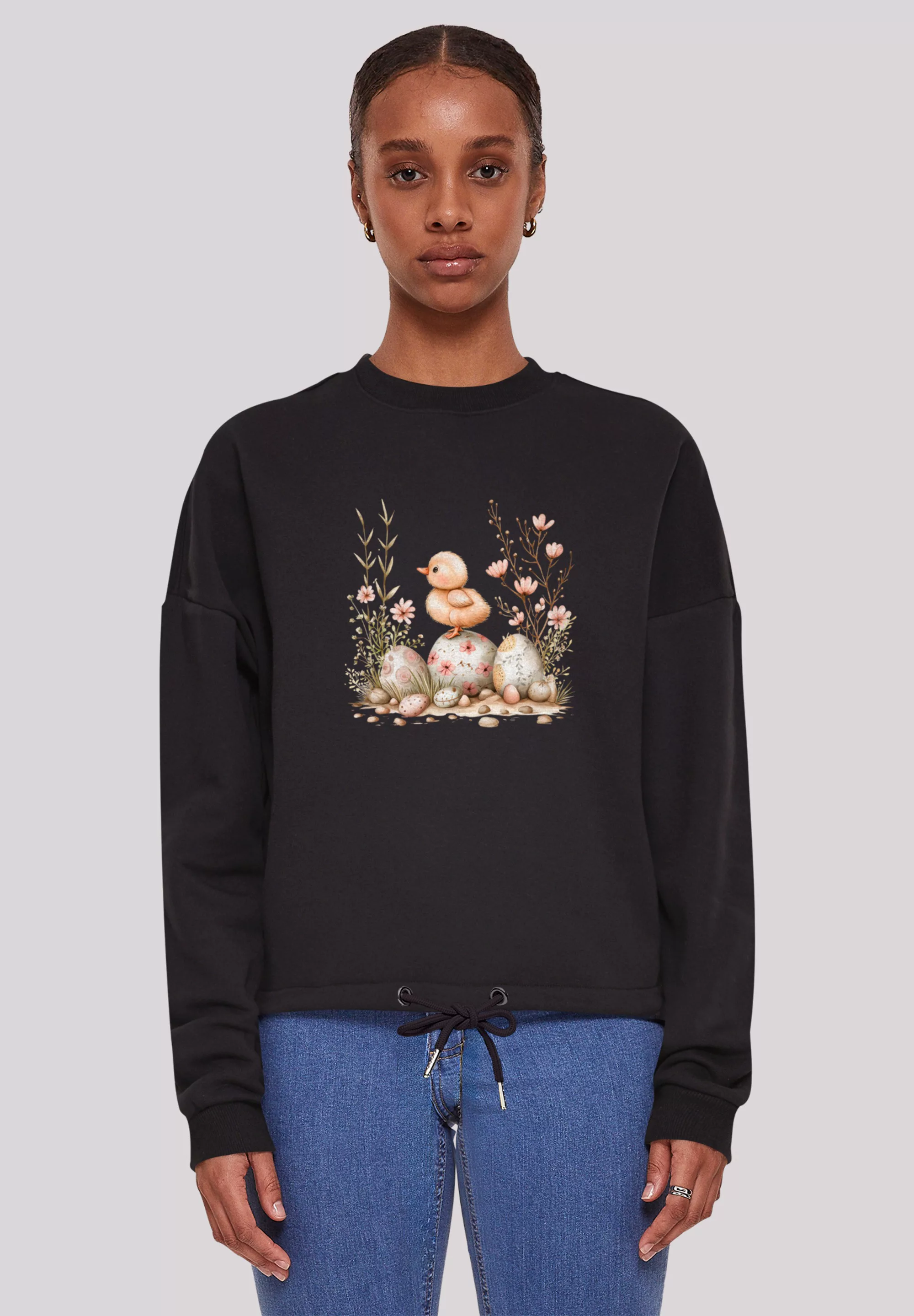 F4NT4STIC Sweatshirt "Ostern Küken Ei Blumen", Premium Qualität günstig online kaufen