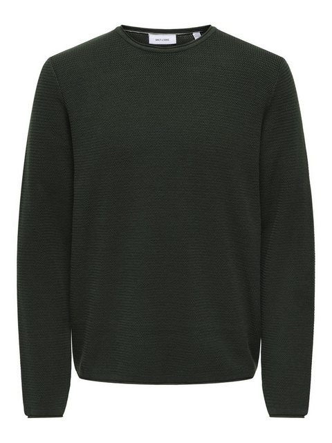 ONLY & SONS Strickpullover Pullover Langarm Rundhals Baumwolle Bequem 7769 günstig online kaufen