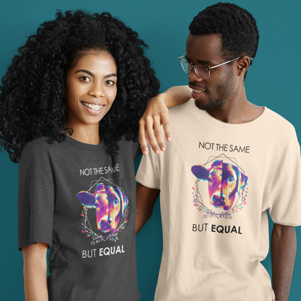 Not The Same But Equal - Organic Oversized Shirt günstig online kaufen