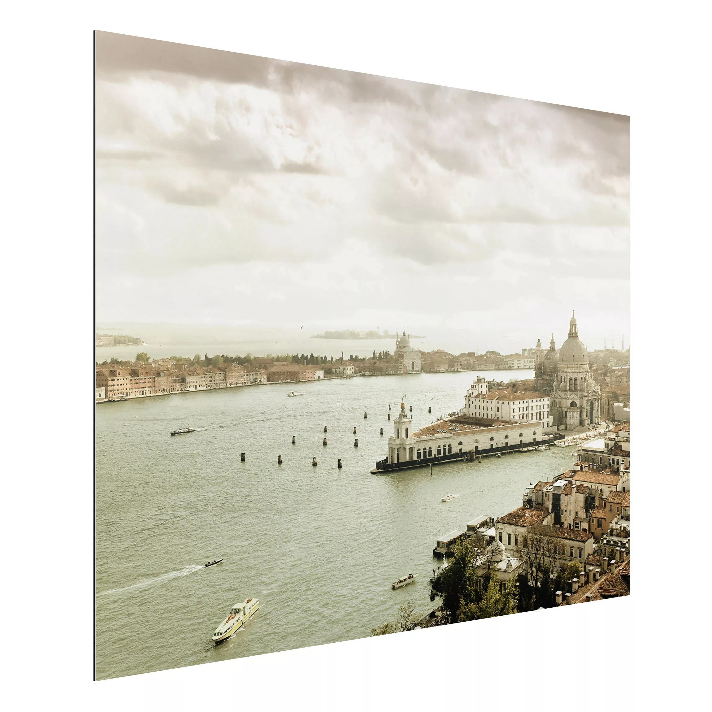 Alu-Dibond Bild Architekur & Skyline - Querformat 4:3 Lagune von Venedig günstig online kaufen