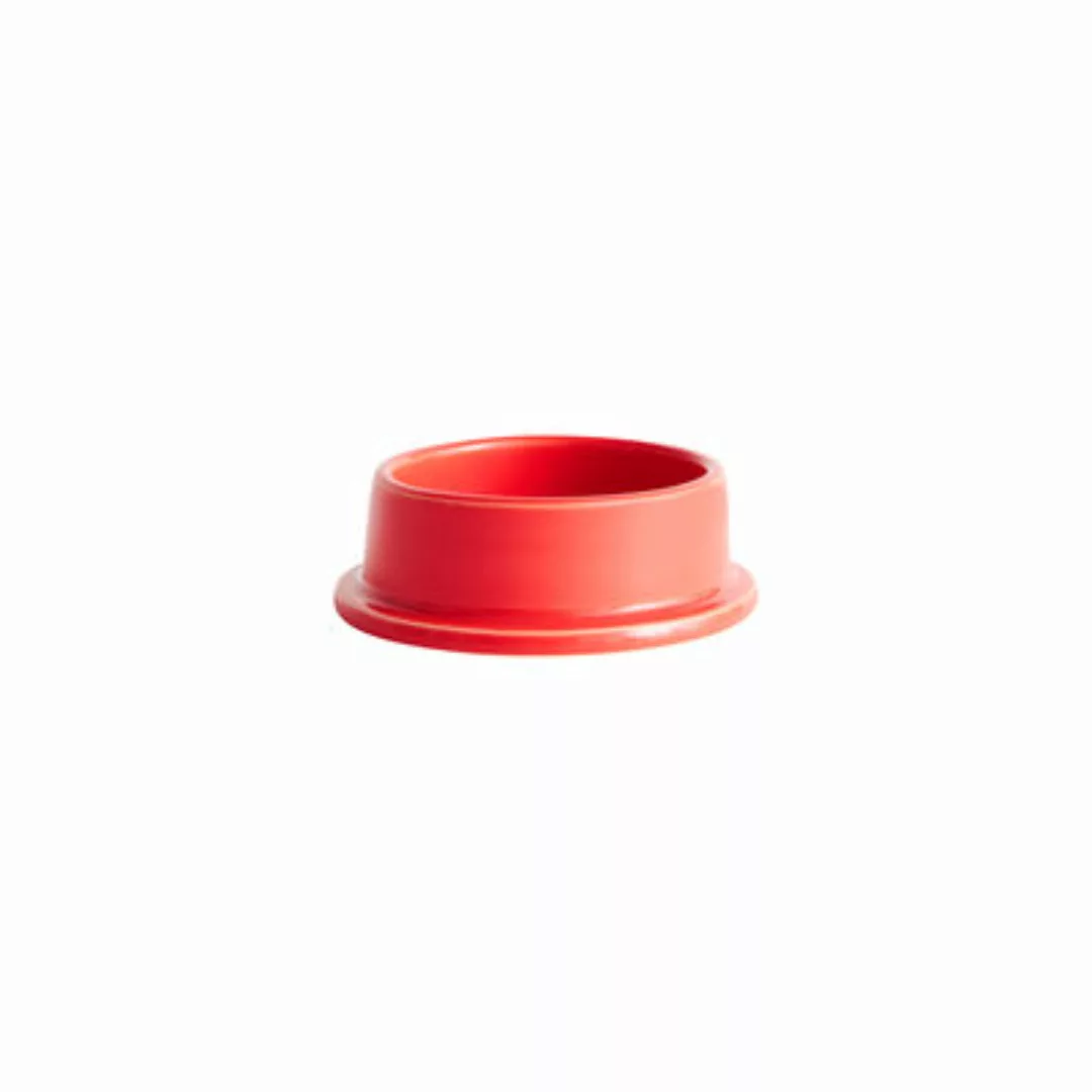 Kerzenleuchter Column Small keramik rot / Für Blockkerzen - Ø 10 cm - Hay - günstig online kaufen