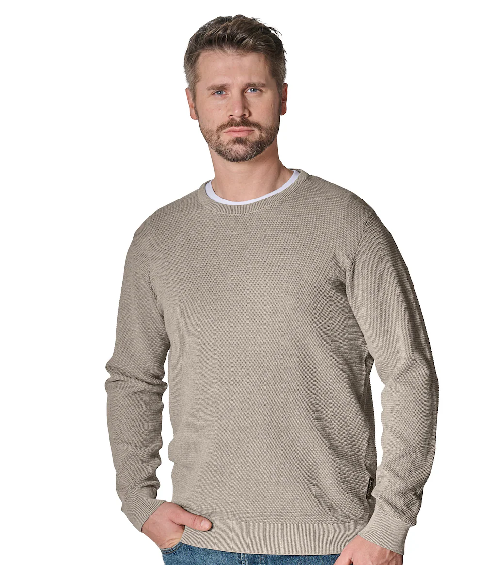 CASAMODA Strickpullover "CASAMODA Pullover uni" günstig online kaufen