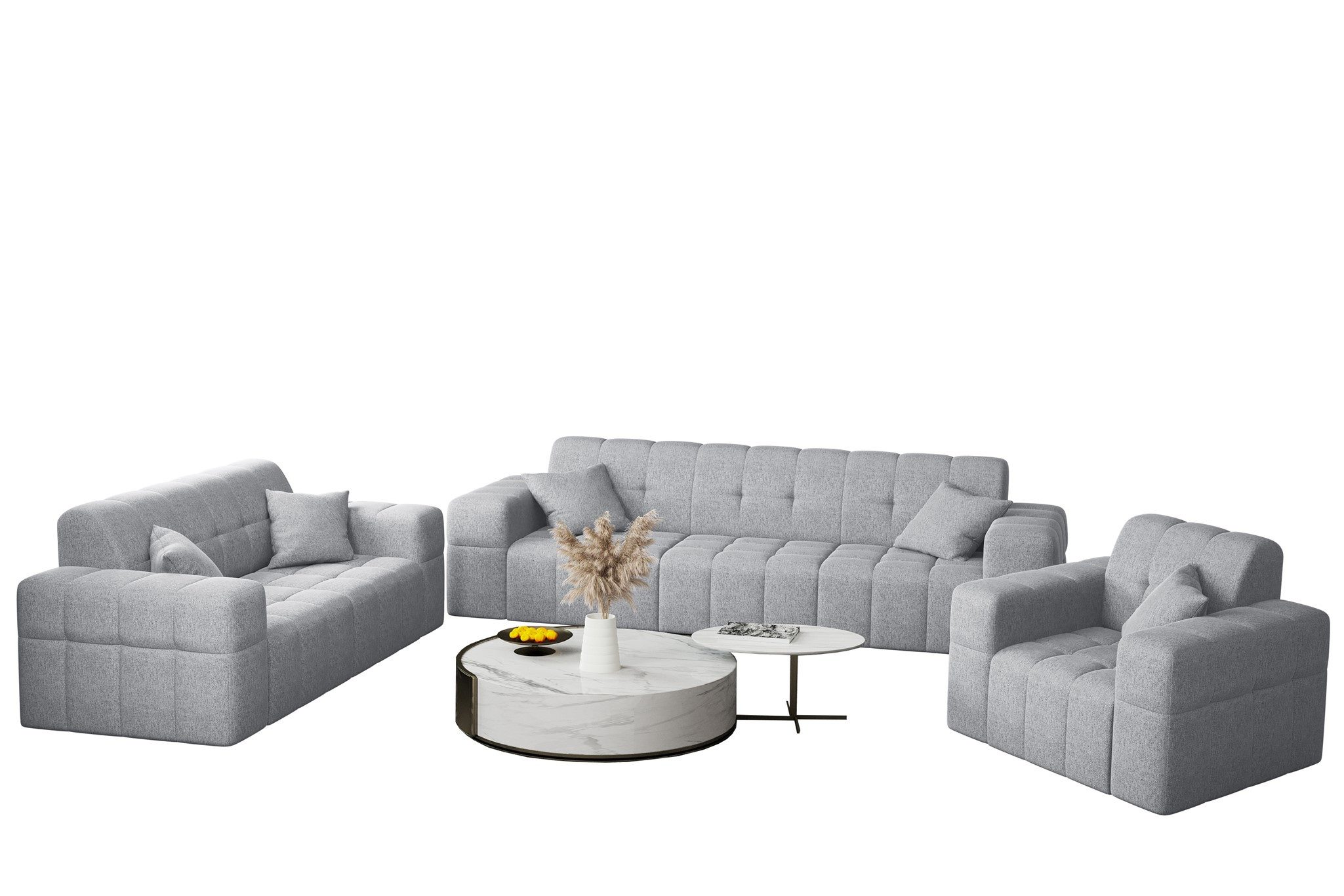 Fun Möbel Polstergarnitur Sofaset Designersofa NANCY günstig online kaufen