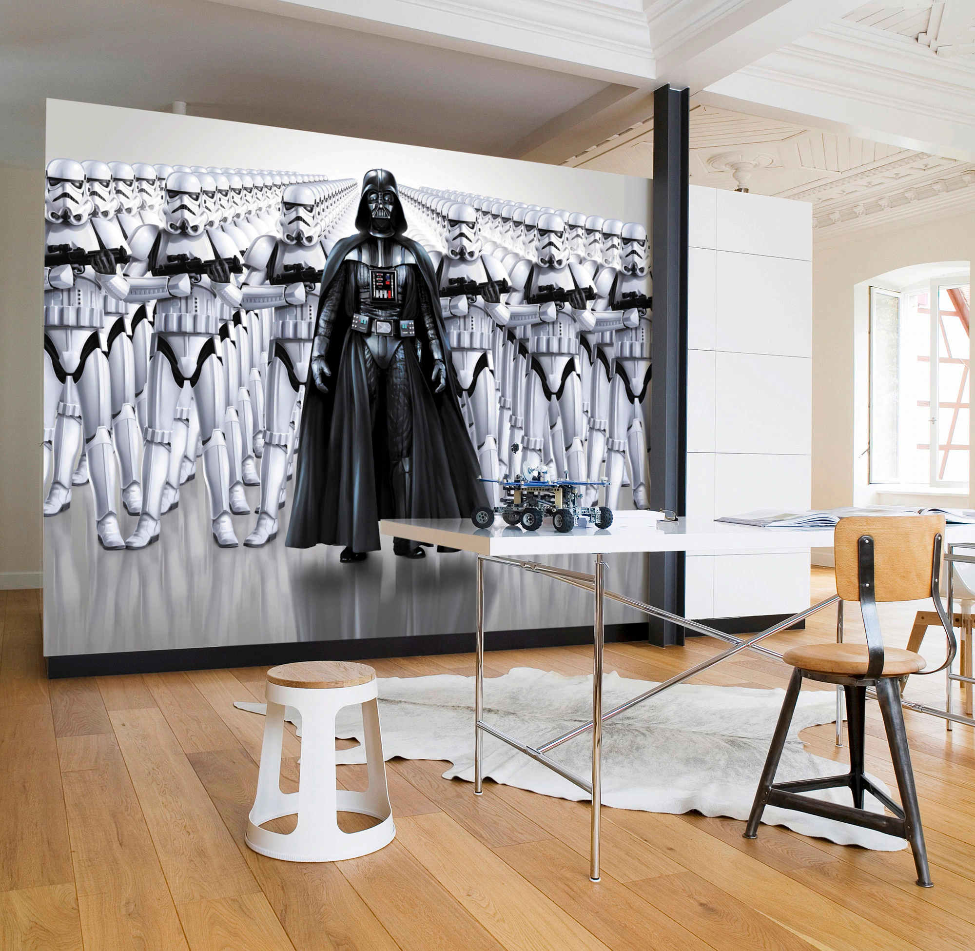 Disney Fototapete Star Wars Imperial Force Grau und Schwarz 368 x 254 cm 61 günstig online kaufen