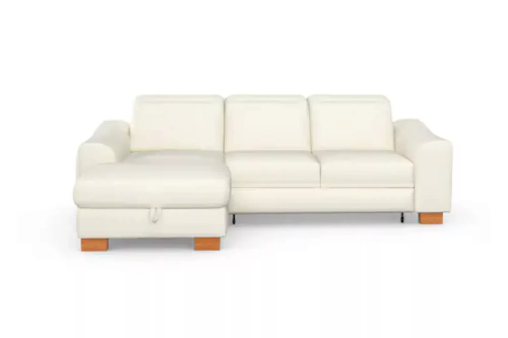 sit&more Ecksofa »Dundee L-Form«, mit Federkern und Massivholzfüßen, wahlwe günstig online kaufen